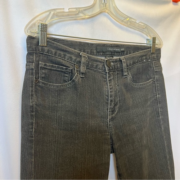 Calvin Klein Women’s Straight leg Gray Denim Jeans Pants - Picture 4 of 8